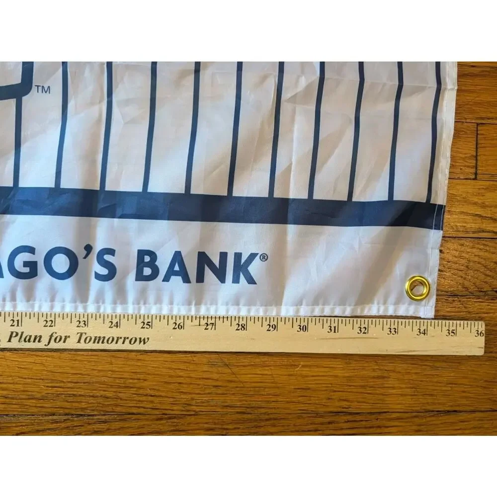 Chicago Cubs Clark the Bear Flag Banner 35” X 24”